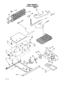 05 - Unit parts for Whirlpool Refrigerator 3HKGN500000 from AppliancePartsPros.com