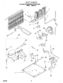 06 - Unit, Lit / Optional parts for Whirlpool Refrigerator 4YET18TKDN02 from AppliancePartsPros.com