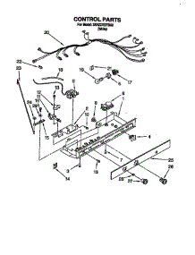 Control parts for Whirlpool Refrigerator 3XR2727FB00 from AppliancePartsPros.com