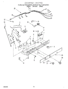 12 - Control, Lit / Optional parts for Whirlpool Refrigerator ED22DQXEW01 from AppliancePartsPros.com