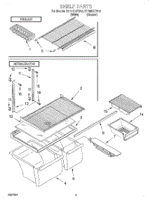 05 - Shelf, Lit / Optional parts for Whirlpool Refrigerator ET18NKXFN02 from AppliancePartsPros.com