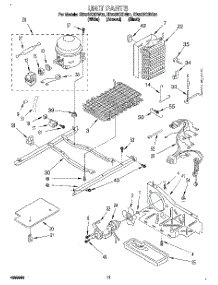 08 - Unit parts for Whirlpool Refrigerator ED22DKXDB01 from AppliancePartsPros.com