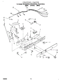 09 - Control, Lit / Optional parts for Whirlpool Refrigerator ED22DKXDB01 from AppliancePartsPros.com