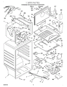 02 - Liner parts for Whirlpool Refrigerator 3ET22DKXFN00 from AppliancePartsPros.com