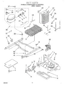 07 - Unit parts for Whirlpool Refrigerator 4YED20TKDN00 from AppliancePartsPros.com