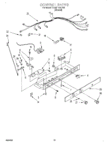 08 - Control, Lit / Optional parts for Whirlpool Refrigerator 7ED20TKXDN00 from AppliancePartsPros.com