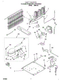 04 - Unit parts for Whirlpool Refrigerator ET18HPXDW01 from AppliancePartsPros.com