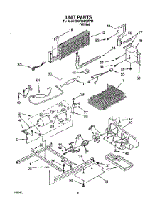05 - Unit parts for Whirlpool Refrigerator 3XARG475WP00 from AppliancePartsPros.com