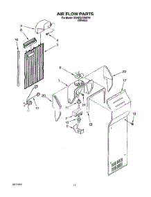 07 - Airflow parts for Whirlpool Refrigerator 3XARG479WP01 from AppliancePartsPros.com
