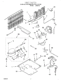 04 - Unit parts for Whirlpool Refrigerator 3VET19NKFW02 from AppliancePartsPros.com