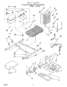 07 - Unit parts for Whirlpool Refrigerator 8ED20TKXDW00 from AppliancePartsPros.com