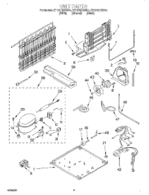 05 - Unit parts for Whirlpool Refrigerator ET21DMXDB04 from AppliancePartsPros.com