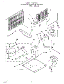 05 - Unit parts for Whirlpool Refrigerator 6ET19DKXDN02 from AppliancePartsPros.com