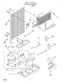 04 - Unit parts for Whirlpool Refrigerator 3XARG468GF02 from AppliancePartsPros.com