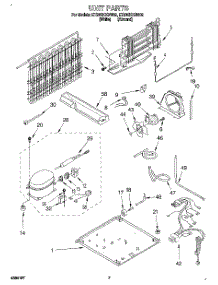 04 - Unit parts for Whirlpool Refrigerator ET20GKXDW02 from AppliancePartsPros.com