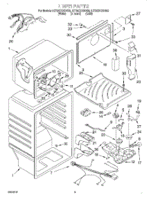 03 - Liner parts for Whirlpool Refrigerator 8ET20ZKXDW03 from AppliancePartsPros.com