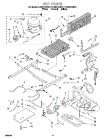 06 - Unit parts for Whirlpool Refrigerator ET22DQRDN01 from AppliancePartsPros.com
