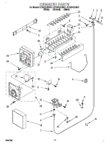 10 - Icemaker parts for Whirlpool Refrigerator ET22DQRDN01 from AppliancePartsPros.com