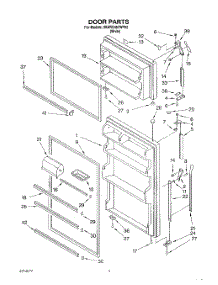 02 - Door parts for Whirlpool Refrigerator 3XARG457WP02 from AppliancePartsPros.com