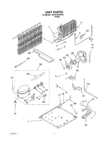 04 - Unit parts for Whirlpool Refrigerator 3XARG457WP02 from AppliancePartsPros.com