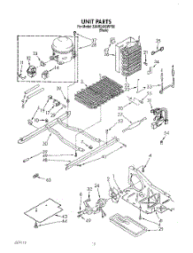 09 - Unit parts for Whirlpool Refrigerator 3XARG486WP00 from AppliancePartsPros.com