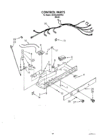 11 - Control parts for Whirlpool Refrigerator 3XARG486WP00 from AppliancePartsPros.com