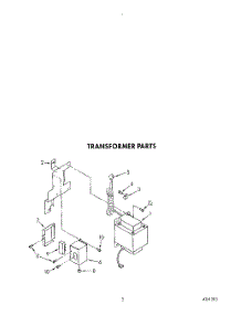 03 - Transformer parts for Whirlpool Refrigerator 3XRA700 from AppliancePartsPros.com