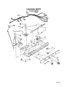13 - Control parts for Whirlpool Refrigerator 3XRA700 from AppliancePartsPros.com