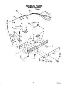 11 - Control parts for Whirlpool Refrigerator 3XARG485WP01 from AppliancePartsPros.com