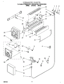 07 - Icemaker parts for Whirlpool Refrigerator ET25DMXDB01 from AppliancePartsPros.com