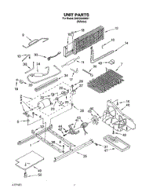 05 - Unit parts for Whirlpool Refrigerator 3HKGN500001 from AppliancePartsPros.com