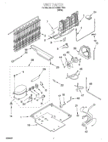 04 - Unit parts for Whirlpool Refrigerator 3ET18NMXFW00 from AppliancePartsPros.com