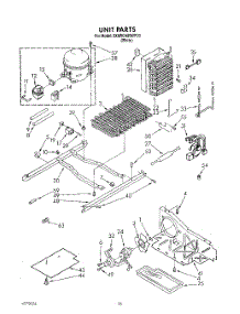 09 - Unit parts for Whirlpool Refrigerator 3XARG485WP00 from AppliancePartsPros.com