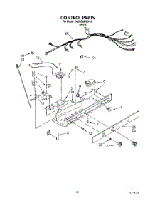 11 - Control parts for Whirlpool Refrigerator 3XARG485WP00 from AppliancePartsPros.com