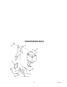 10 - Transformer parts for Whirlpool Refrigerator JWARG483WP01 from AppliancePartsPros.com