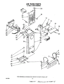 08 - Airflow parts for Whirlpool Refrigerator EHD221MMWR0 from AppliancePartsPros.com