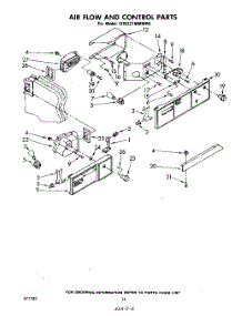 09 - Airflow And Control parts for Whirlpool Refrigerator EHD221MMWR0 from AppliancePartsPros.com