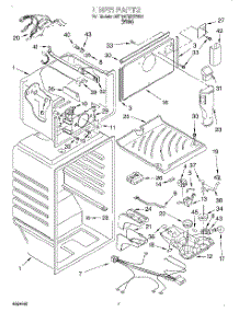 05 - Liner parts for Whirlpool Refrigerator 3ET18TMXEW00 from AppliancePartsPros.com