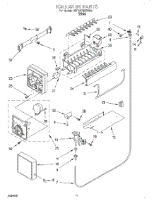 07 - Icemaker, Lit / Optional parts for Whirlpool Refrigerator 3ET18TMXEW00 from AppliancePartsPros.com