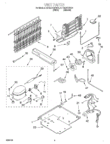 05 - Unit parts for Whirlpool Refrigerator 8ET22DKXFN01 from AppliancePartsPros.com
