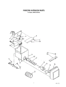 06 - Freezer Interior parts for Whirlpool Refrigerator JWARG480PW01 from AppliancePartsPros.com