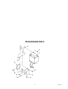 10 - Transformer parts for Whirlpool Refrigerator JWARG480PW01 from AppliancePartsPros.com