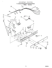 11 - Control parts for Whirlpool Refrigerator 8ED25PQXDN00 from AppliancePartsPros.com