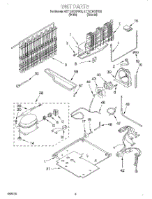 05 - Unit parts for Whirlpool Refrigerator 8ET19DKXFW02 from AppliancePartsPros.com
