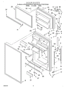 02 - Door parts for Whirlpool Refrigerator 8ET20ZKXDN03 from AppliancePartsPros.com