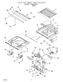 07 - Compartment Separator, Lit / Optional parts for Whirlpool Refrigerator 1ET25DKXGW00 from AppliancePartsPros.com