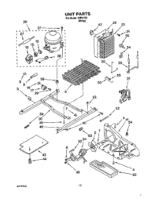 09 - Unit parts for Whirlpool Refrigerator 3XRA720 from AppliancePartsPros.com
