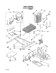 10 - Unit parts for Whirlpool Refrigerator 3XARG484WP02 from AppliancePartsPros.com