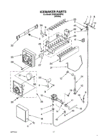 11 - Icemaker parts for Whirlpool Refrigerator 3XARG484WP02 from AppliancePartsPros.com