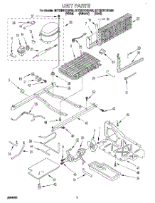 05 - Unit parts for Whirlpool Refrigerator 8ET22DKXDW00 from AppliancePartsPros.com